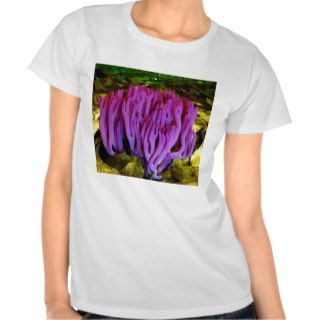 The Violet Coral Fungus Clavaria Zollingeri Tshirt