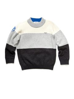 Wide Stripe Sweater by Armani Junior