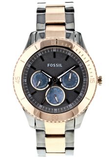 Fossil ES3030  Watches,Womens Stella Grey Dial Two Tone Stainless Steel, Casual Fossil Quartz Watches