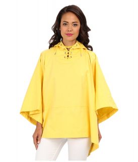 LAUREN by Ralph Lauren Twill Cargo Poncho Womens Coat (Yellow)