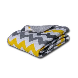 Vida Multicolor Reversible Quilted Cotton Throw Blanket