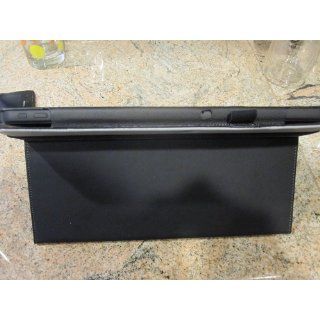 Manvex Leather Case for the Microsoft Surface PRO Tablet **NOW COMPATIBLE with the SURFACE PRO 2 / ALSO WORKS with both Microsoft Keyboards**  Built in Stand with Multiple Viewing Angles with Stylus Holder   Black/Gray Computers & Accessories