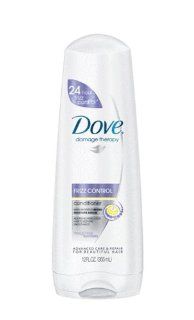 Dove Damage Therapy Frizz Control Conditioner, 12 Ounce (Pack of 3)  Standard Hair Conditioners  Beauty
