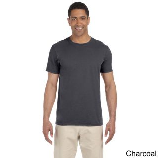 Gildan Mens Softstyle Fashion T shirt Grey Size L