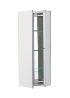 Robern AC3075P A Series Flat Plain Mirrored Cabinet, 12 Inch W by 30 Inch H by 5 1/2 Inch D