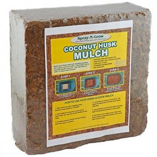 Coconut Husk Mulch Block