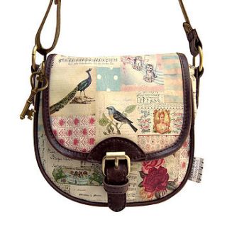 patchwork vintage style shoulder bag by this is pretty