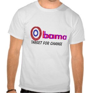 Obama Target for Change Tee Shirts