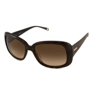 Nine West Womens Nw510s Rectangular Tortoise/brown Sunglasses