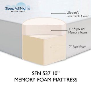 SFN 537 10 inch Memory Foam Mattress (CA King)  