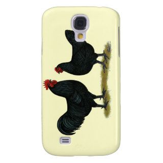 Black Java Chickens Samsung Galaxy S4 Cover