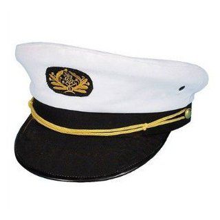 Adjustable Captain Hat   White Flagship 