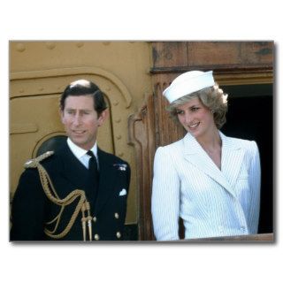 No.43 Prince & Princess of Wales Italy 1985 Post Card