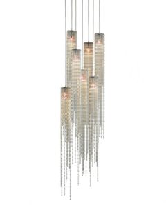 Beaded 7 Light Pendant by Nova