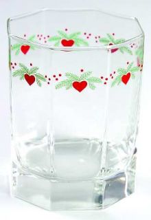 Porsgrund Hearts & Pines (Multisided) Glassware Double Old Fashioned, Fine China