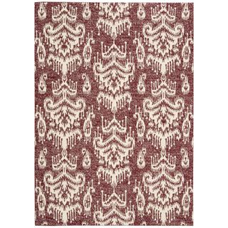 Barclay Butera Kaleidoscope Crimson Wool Rug (36 X 56) By Nourison