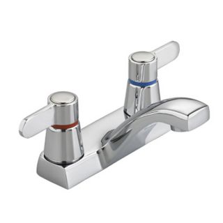 American Standard Crane Polished Chrome 2 Handle 4 in Centerset Bathroom Sink Faucet