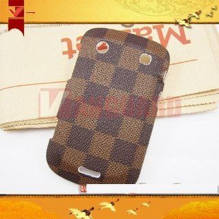 Lv Check Hard Plastic Case for Blackberry Bold 9900 9930 Cell Phones & Accessories