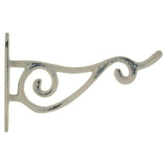 Amertac 546AW Cast Iron Plant Bracket, White (Discontinued by Manufacturer)  Plant Hooks  Patio, Lawn & Garden