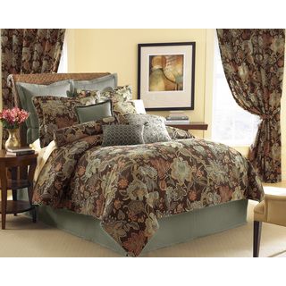 Audubon 6 piece Comforter Set With Optional Euro Sham Sold Separately