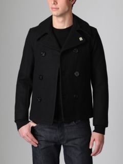 Short Wool Peacoat by Fidelity Sportswear