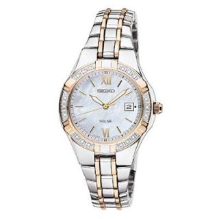 ladies seiko solar diamond watch model sut068 $ 425 00 