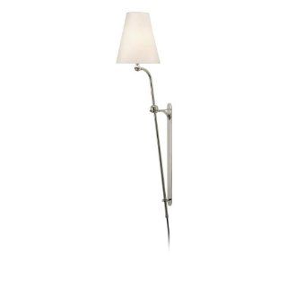 Sonneman 1805.35 Tito 1 Light 40.5" Height Plug In Wall Sconce, Polished Nickel    
