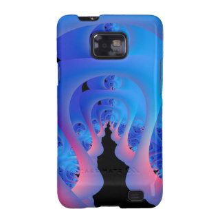 Fissure in the Labyrinth in Blue and Pink Samsung  Samsung Galaxy S Case