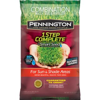 Pennington 1 Step Complete 15 lbs Sun and Shade Ryegrass Seed Mixture