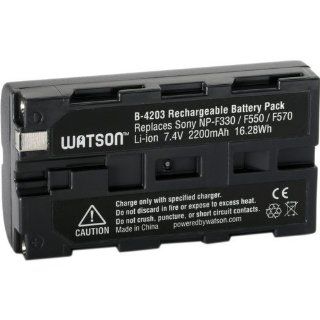 Watson NP F550 Lithium Ion Battery Pack (7.4V, 2200mAh)  Camcorder Batteries  Camera & Photo