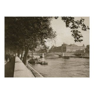 The Seine, Paris, France Vintage Posters