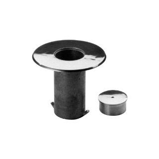 44 545/2 Satin (Brushed) Stainless Steel Floor Socket With Cap 2" OD
