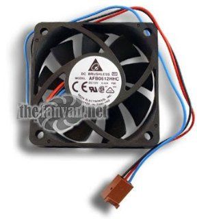 Delta AFB0612HHC 60mm x 13mm Ball Bearing CPU Fan 3 Pin Computers & Accessories
