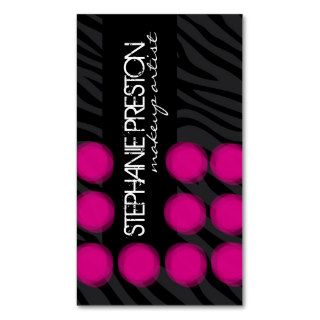 Bold and Stylish Zebra Print Business Card