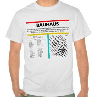 Hommage to Bauhaus people white t shirt