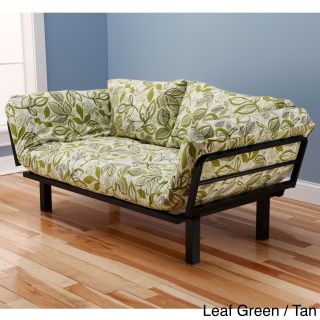 Kodiak Furniture Eli Spacely Multi flex Black Metal Daybed Lounger With Mattress And Pilllow Set Green Size Full
