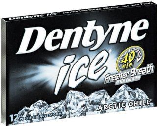Bulk Buys Dentyne Ice Arctic Chill Sugarless Gum   Case of 24   Chocolate Truffles