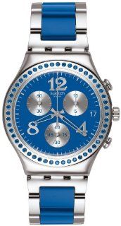 Swatch Secert Thought Blue Chronograph Blue Stainless Steel Mens Watch YCS553G at  Men's Watch store.