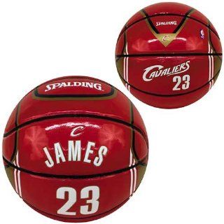 Spalding 64 549 Lebron James Jersey Basketball (Away)  Sports & Outdoors