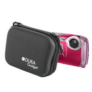 DURAGADGET Black Water Resistant Camera Case For FujiFilm FinePix F550EXR, T200, AX350 & AV100  Photographic Equipment Bag Accessories  Camera & Photo