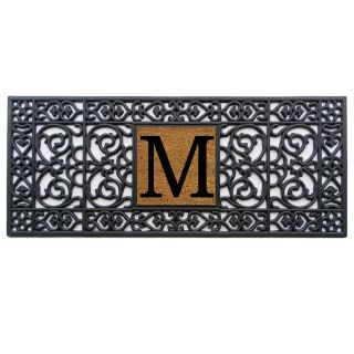 Rubber Monogrammed Doormat (17x41)