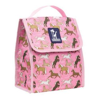 Wildkin Munch N Lunch Bag Horses In Pink