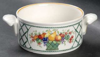 Villeroy & Boch Basket Flat Cream Soup Bowl, Fine China Dinnerware   Fruit Baske