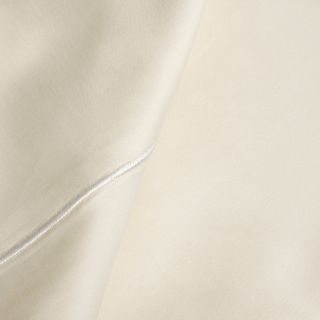 Grace Home Fashions 500 Thread Count Solid Sateen Sheet Set Off White Size Queen