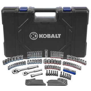 Kobalt 129 Piece Standard (SAE) and Metric Combination Mechanics Tool Set