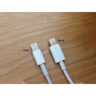 Skiva Apple Certified Lightning to USB cable (3.2 Feet) Made for iPhone 5 5s 5c, iPad (4th generation), iPad mini, iPod touch (5th generation), iPod nano (7th generation) CB101 Computers & Accessories
