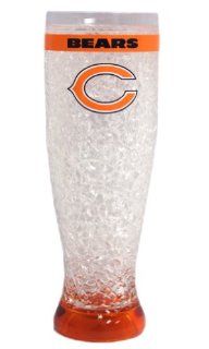 NFL Chicago Bears 16oz Crystal Pilsner  Chicago Sports  Sports & Outdoors