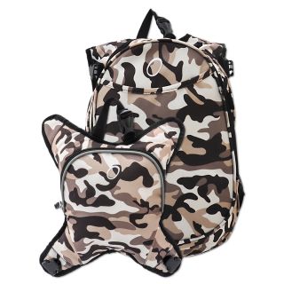Obersee Munich Camo School Backpack With Detachable Lunch Cooler