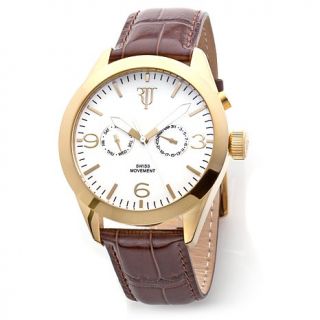 Timepieces by Randy Jackson Men's Round Strap Watch
