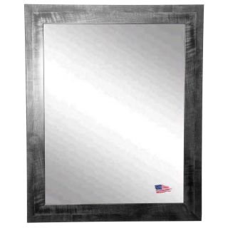 American Made Rayne Black/grey Grain Wall Mirror
